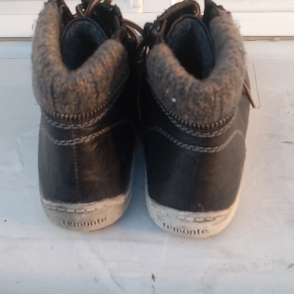 Remonte, Black leather, weather resistant, ankle boots - Picture 5 of 11